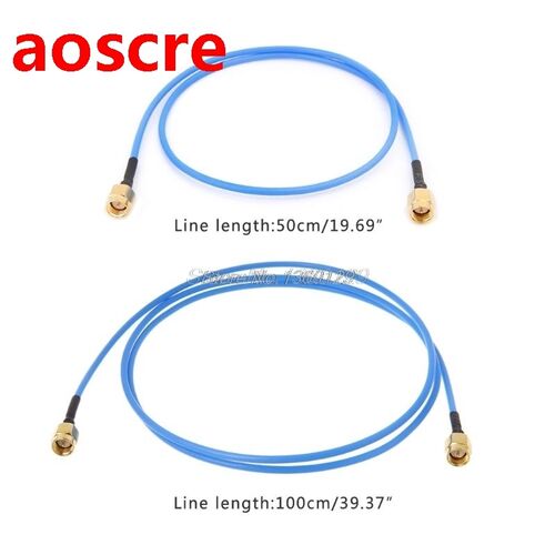 50cm/100cm SMA Male To SMA Male RF Coaxial Cable RG405 Adapt