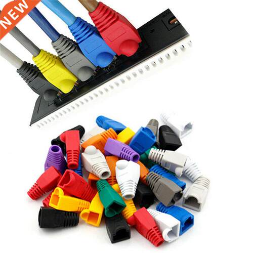 50PCS Modular RJ45 Network Cable Connector Plug Cover Cap c