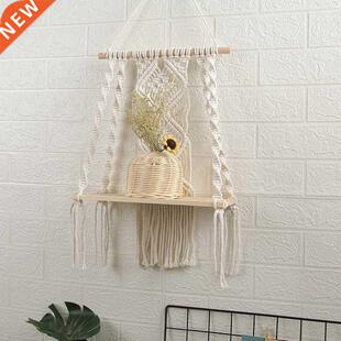 DIY Woven Tassel Macrame Tapestry Wall Hanging Shelf Boho Co