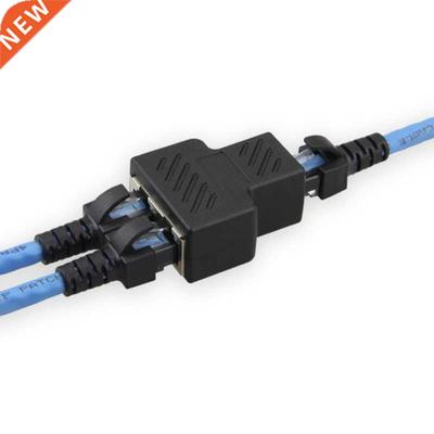 1 To 2 Ways RJ45 LAN Network Splitter Ports Coupler Connecto