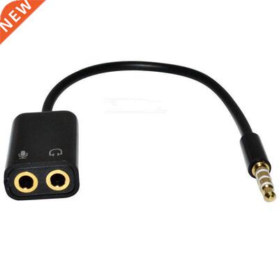 3.5mm stereo TRRS audio male to Earphone headset + microphon