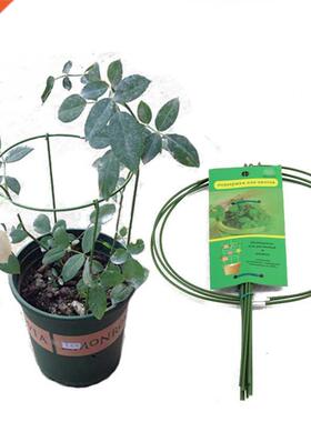 Metal Garden  Plant Support Frame Stake Ring Peony Herbac