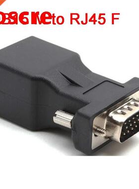 15pin VGA Male to RJ45 Female Connector Card VGA RGB HDB Ext