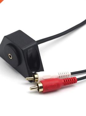 1m 2 RCA Male to .5mm Female Extention Mount, Flush Mount,