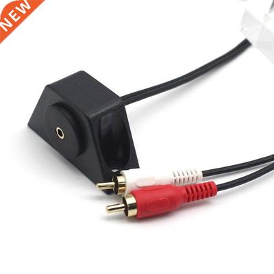 1m 2 RCA Male to .5mm Female Extention Mount, Flush Mount,