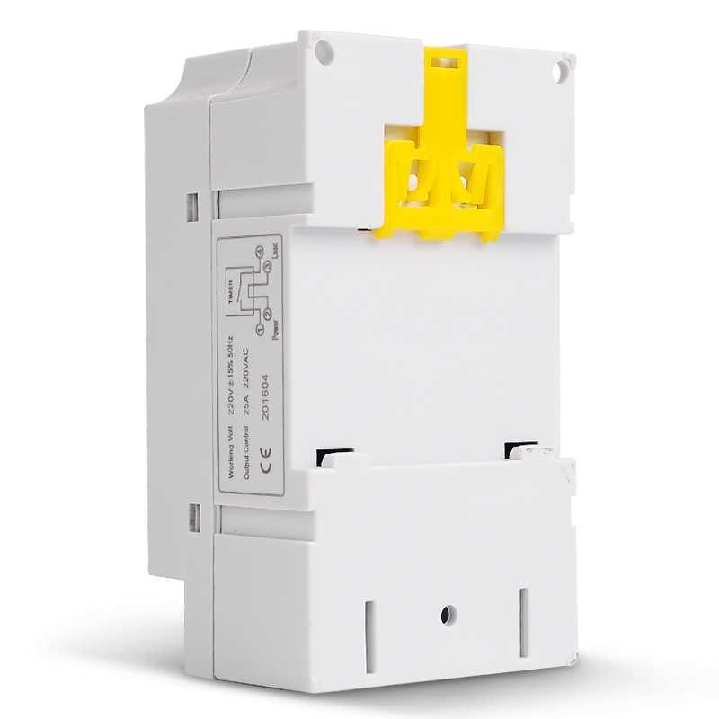 AC 220V DC 12V Second Setting Digital Timer Switch 24hr 7 Da
