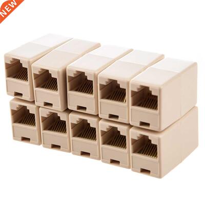 RJ45 Cat5 Couplers ~ Joners ~ Gender Changers x 10 Pack