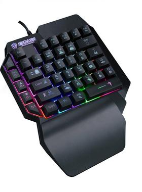 Smll Mechnicl Keybord One-Hnded Gme Mechnicl Keybor