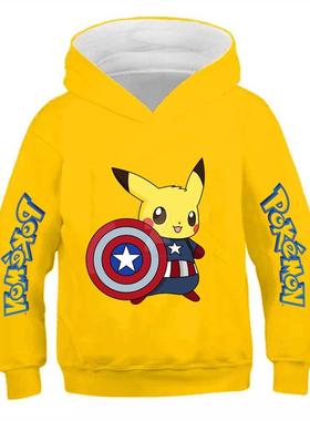 Pokemon Kids Girls Boys Sweatshirts for Winter Spring Childr