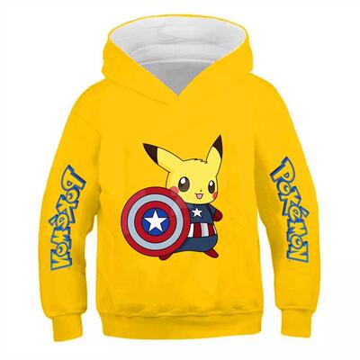 Pokemon Kids Girls Boys Sweatshirts for Winter Spring Childr