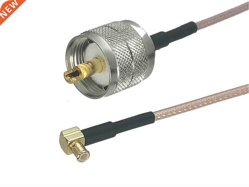 1Pcs RG316 UHF PL259 Mle plug to MCX Mle plug Right ngle
