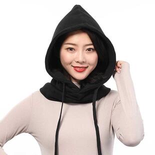 Winter Cotton Hat Women Warm Thick Ear Neck Protection Hat F