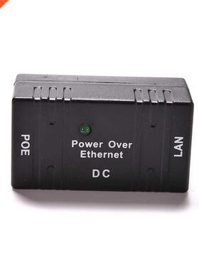 Passive 10/100 Mbp POE DC Power Over Ethernet RJ-45 Injector