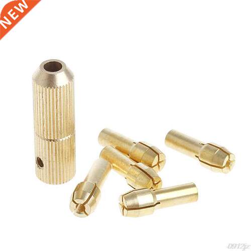 1+5Pcs 0.5-.0mm Micro Twist Hand Drill Kit Chuck Electric D