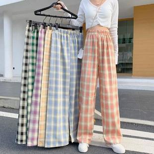 Thin casual loose straight leg pants women薄款休闲宽松直筒裤