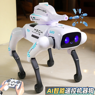 2025款儿童ai人工智能机器狗语音对话编程电动遥控机器人男孩玩具