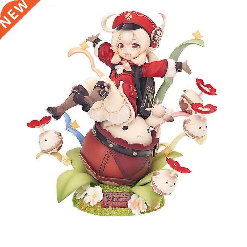 17cm genshin impact klee hibana knight anime figure genshin