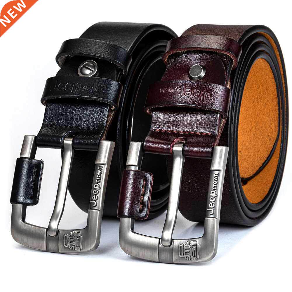 140cm natural cowhide mens genuine leather belt designe
