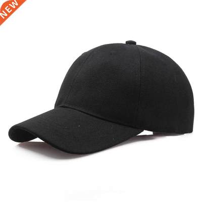 Black Cap Solid Color Baseball Cap Snapback Caps Casquette H