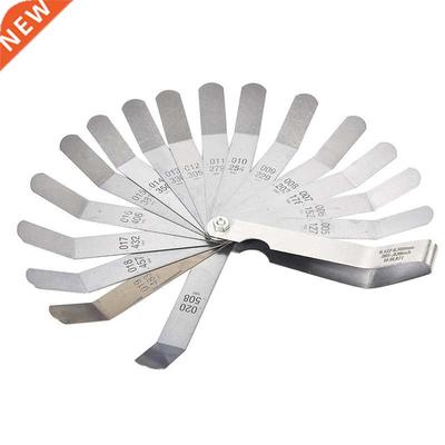 16 Blades Feeler Gauge Metric Gap Filler 0.127-0.508mm Valve