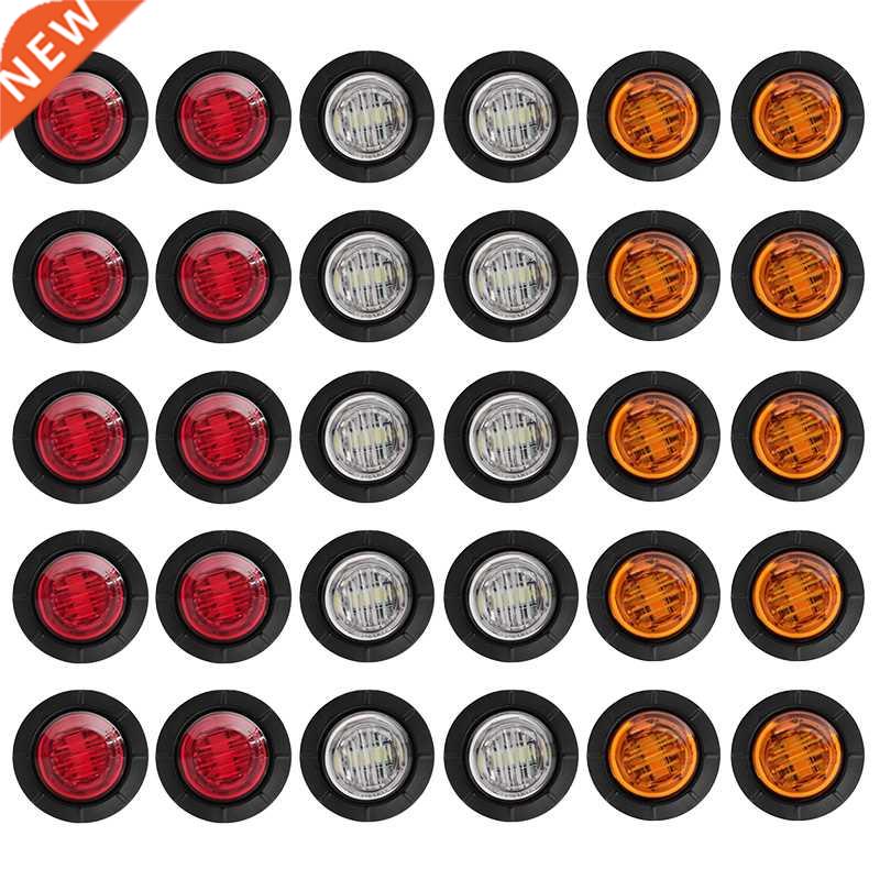 DRL 12V 24V LED Side Marker Light Auto Trucks Lorry Trailer