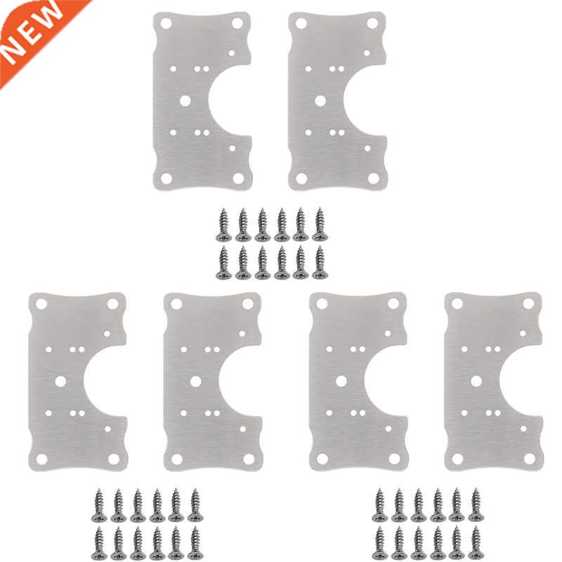 6Pcs Hinge Repair Plate Brackets,Cabinet Hinge Repair Plate 包装 内托 原图主图