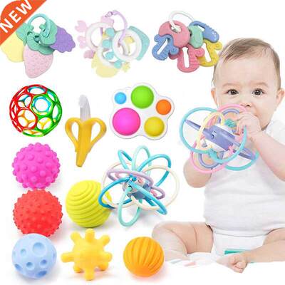 Rattle Teether Toys For aies Educational ay Ges Rattle