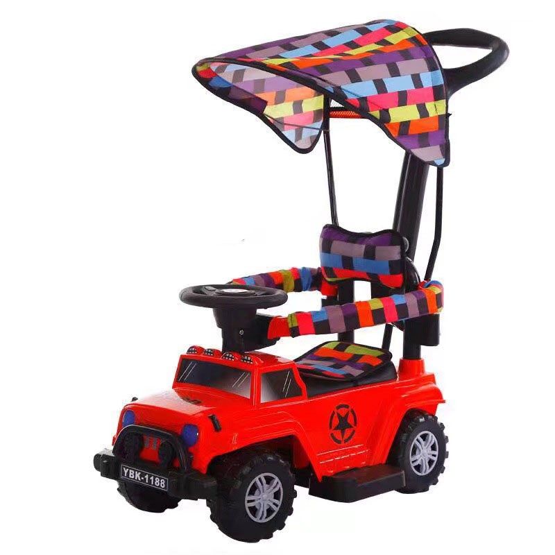 childrens four-wheeled cart multi-function sliding twist 20