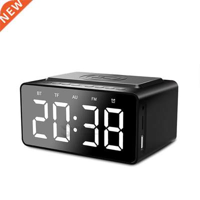 Wireless Charger Bluetooth Subwoofer Speaker 2 Alarm Clock S