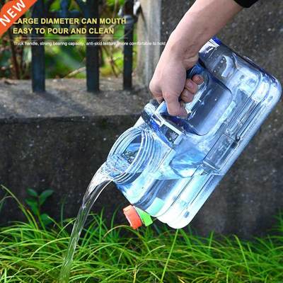 5.5L/10L Large Capacity Outdoor Water Bucket Portable Cube W