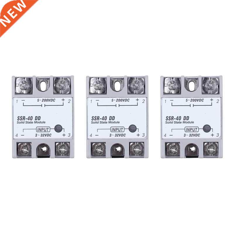 x single phase solid state relay dc-dc ssr-40dd 40a dc-2v