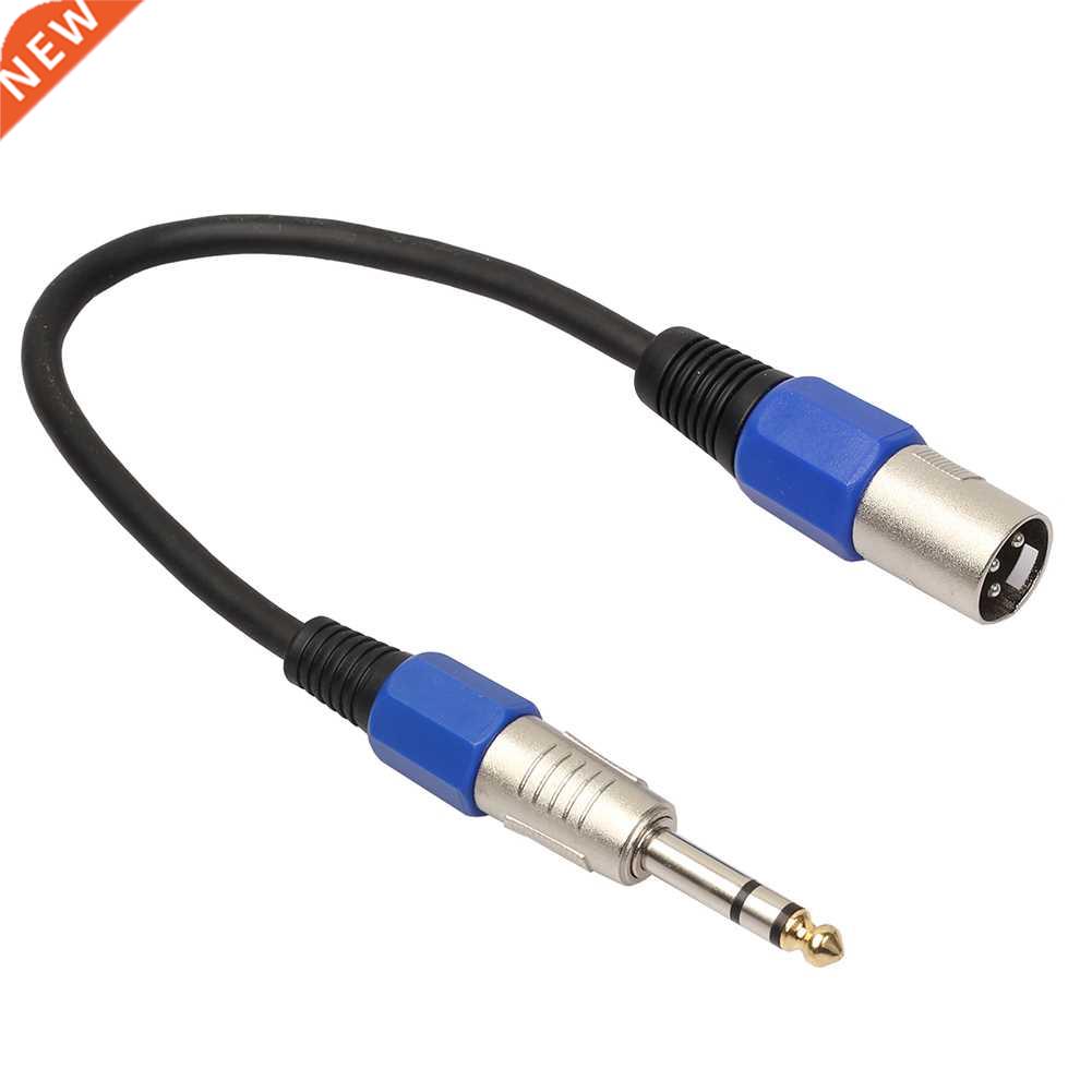 35cm 3Pin XLR Male Jack to 1/4inch 6.35mm Female Plug Stereo