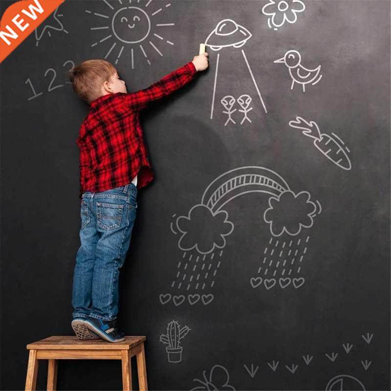 blackboard stickers chalk board removable pvc draw mural dec