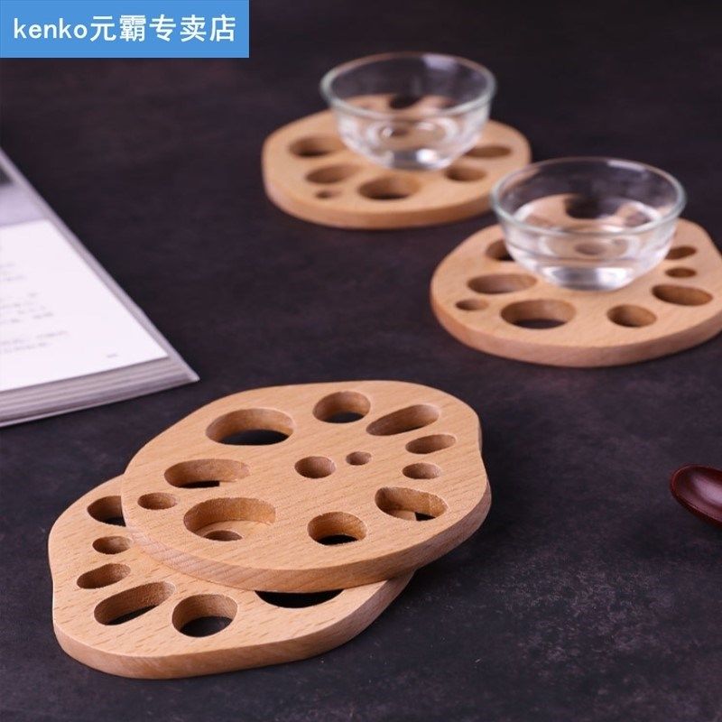 1pc japan style lotus root blossom heat insulation table mat