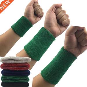 1Pcs Wrist Sweatband Tennis Sport Wristband Volleyball Gym W