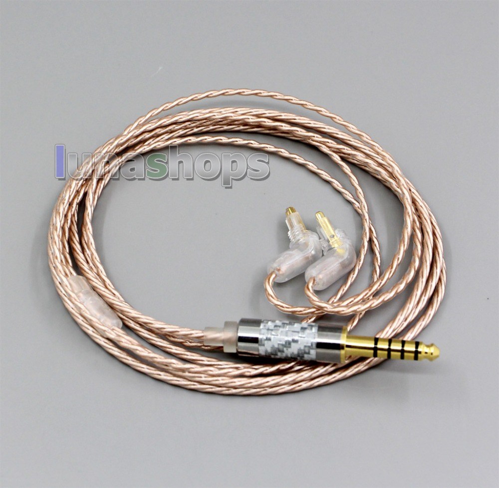 LN006365 Hi Res Silver Plated XLR 3.5mm 2.5mm 4.4mm Earphon