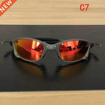 Gafas de sol de Metal para hombre, lentes polarizadas para c