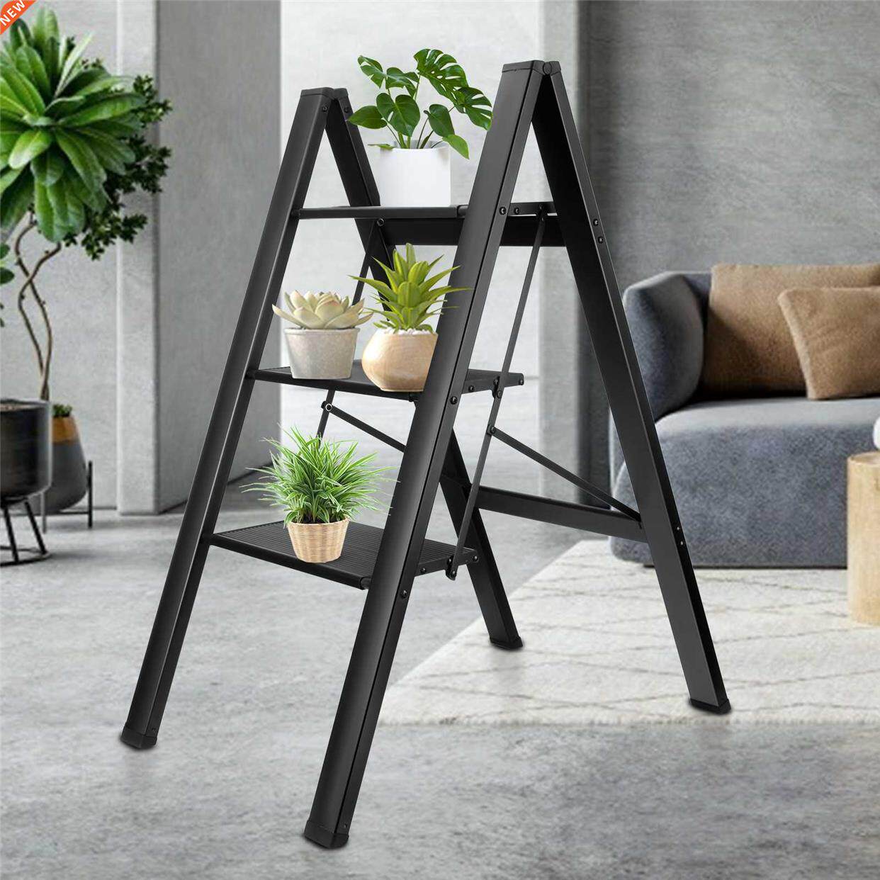3 step ladder lightweight folding step stool stepladders sto