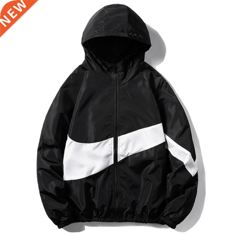 Men's Jacket Hooded Sportswear Casual Coat All Match Loo