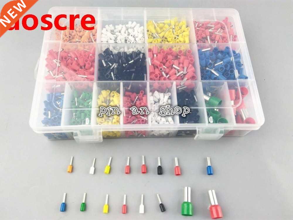 7 color 6 value 2120pcs/lot Bootlace Ferrules kit set Wire C