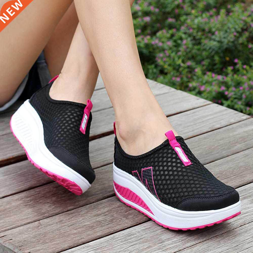 women casual sneakers comfortable sport fashion height incre