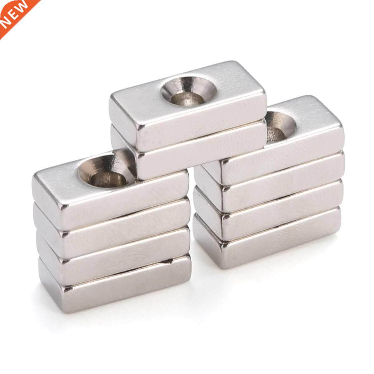 10pcs 4mm hole n52 neodymium magnets strong rare earth magne