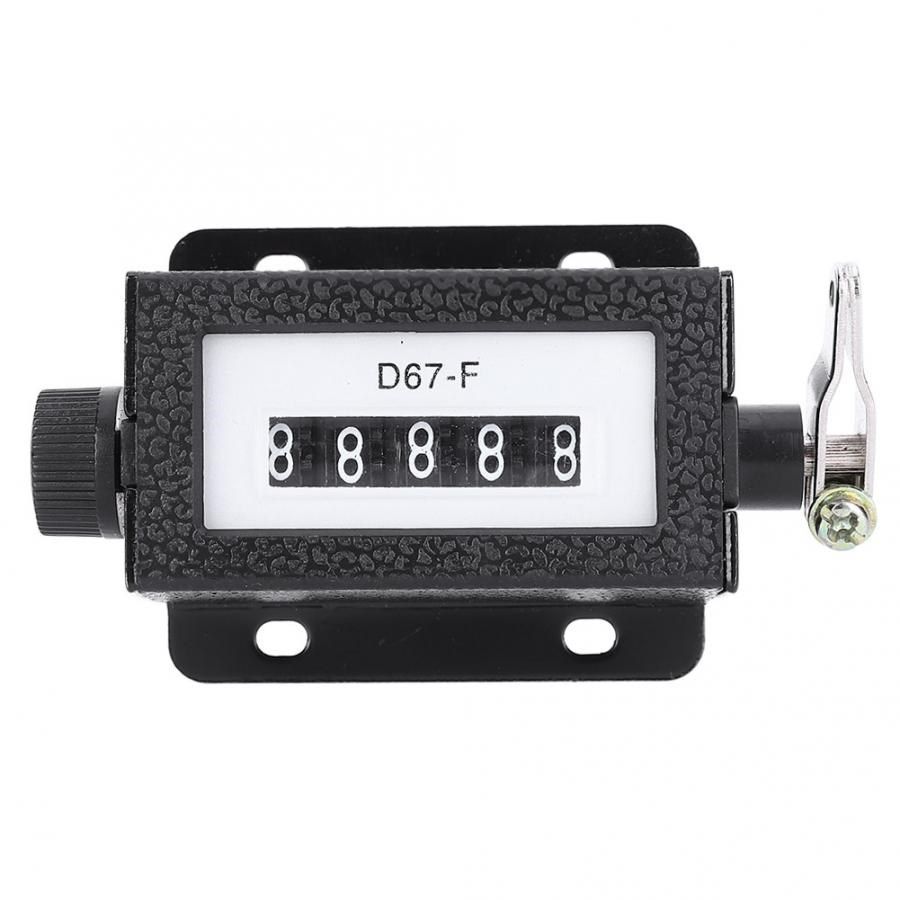 1 pc 5 digit pull count counter mechanical resettable counte