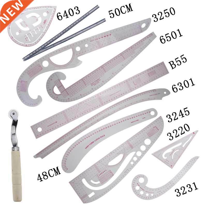9pcs/set cutting ruler sewing feet tailor-foot put yardstick