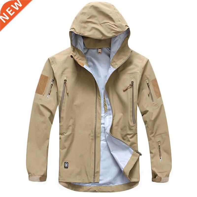 chaqueta táctica militar impermeable para hombre, abr