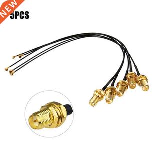 Female 12cm 5pcs SMA IPX UFL Cable Connector Coaxial