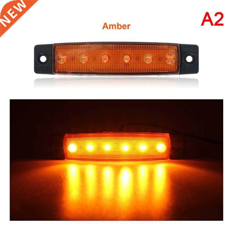 12v 6 smd led car bus truck trailer lorry side marker indica