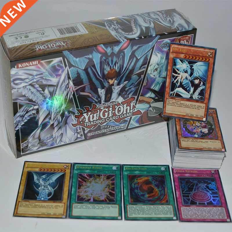 yugioh 100 piece set box holographic card yu gi oh anime gam