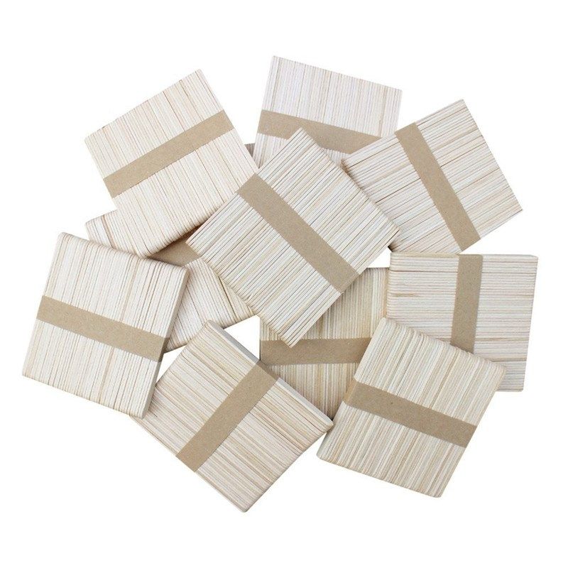 300 pcs natural wood popsicle sticks, wooden popsicle