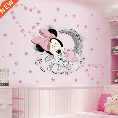 3D Cartoon Mickey Minnie Mouse baby home decals wall sticker